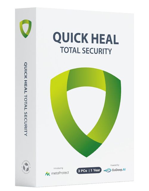 Quick Heal | Total Security | 3 Users | 1 Year