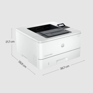 Alternative view of HP LaserJet Pro 4003dn Printer -Duplex, Ethernet port, Print: up to 42 ppm black, Hi-Speed USB 2.0, White- [2Z609A]