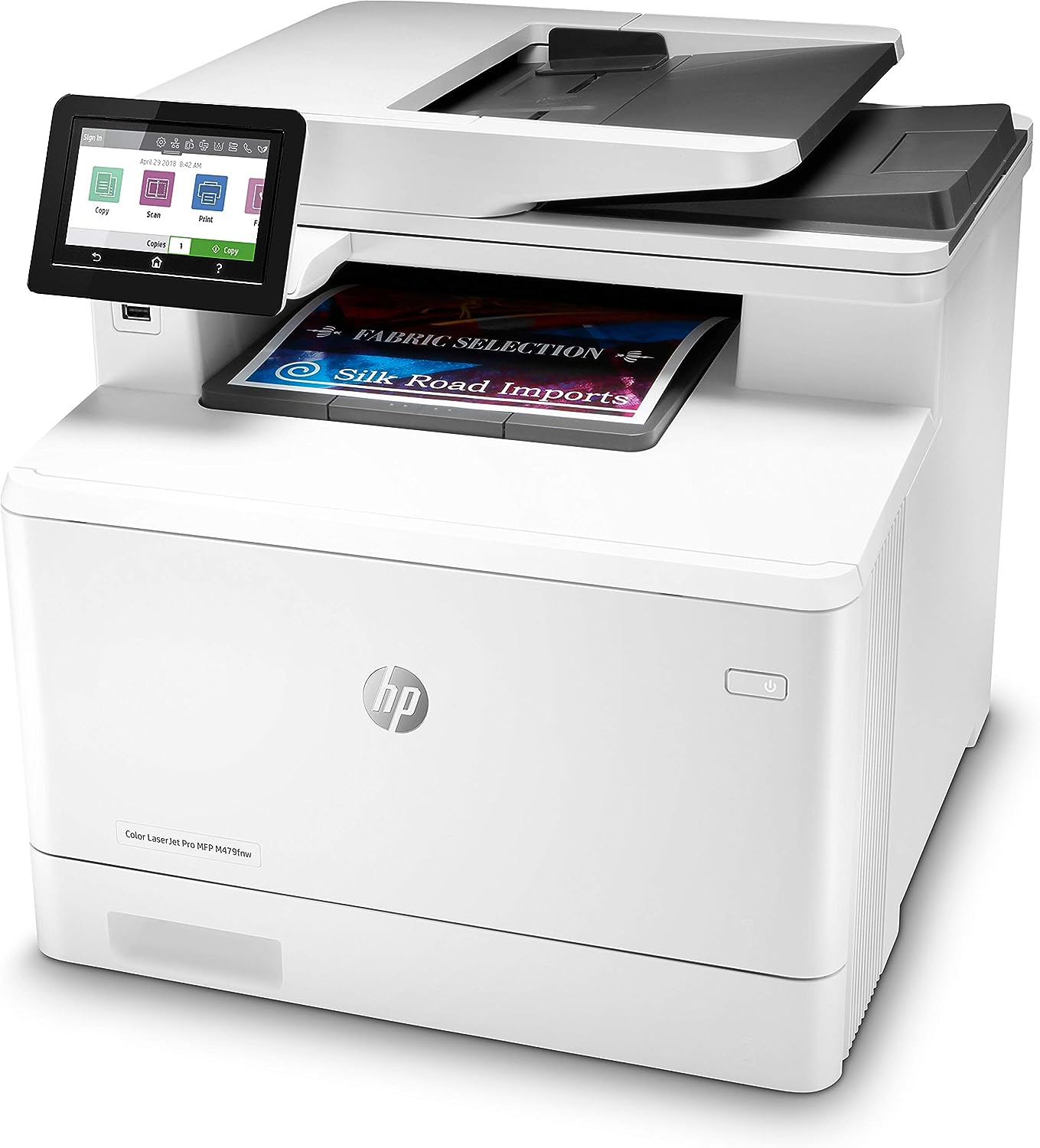 HP Color LaserJet Pro MFP M479fdw Printer | Print Copy Scan Fax and Email - Duplex Printing | ADF|Duplex ADF Scanning Wireless-Ethernet | USB Interface with LCD Touchscreen