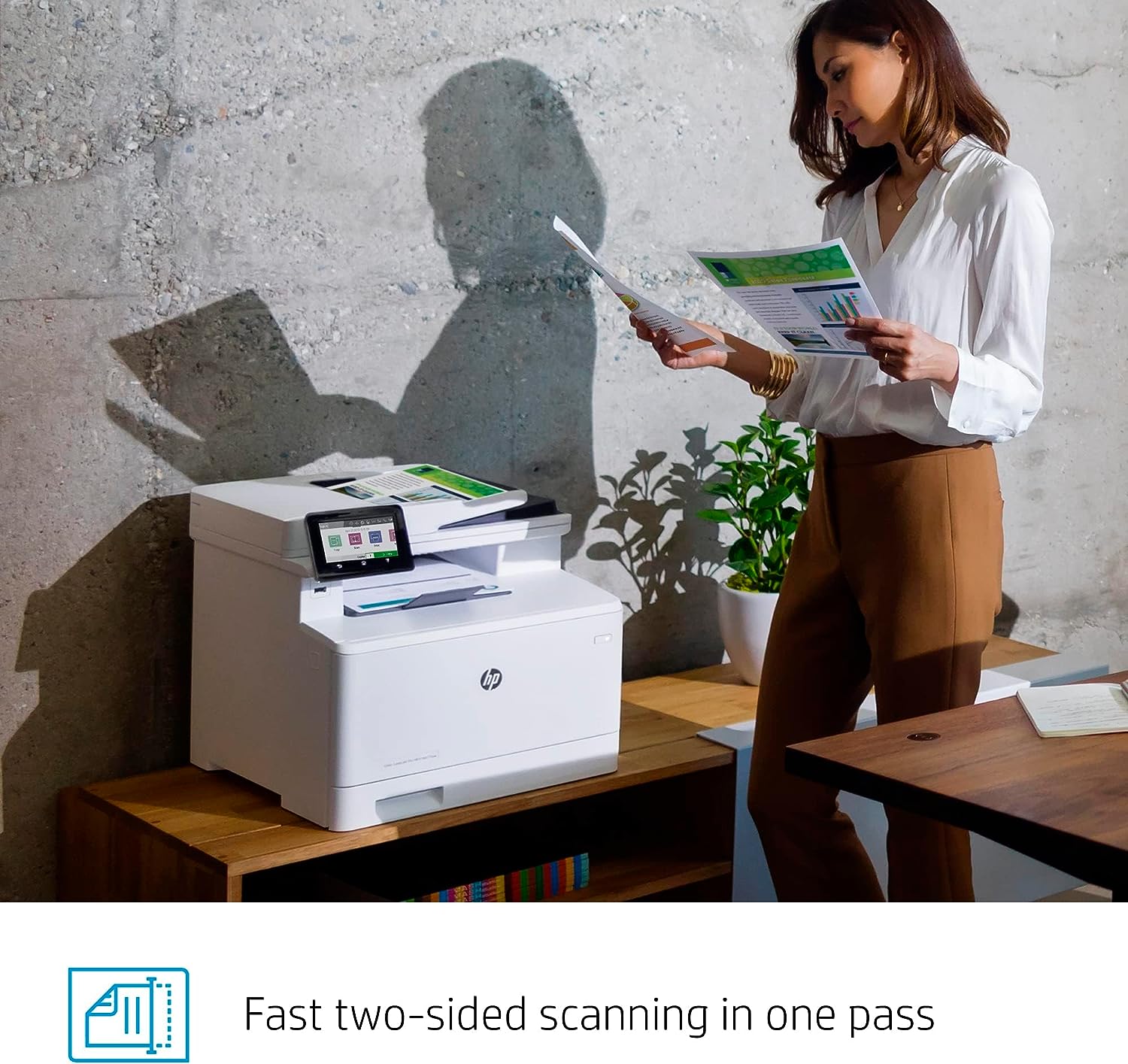 HP Color LaserJet Pro MFP M479fdw Printer | Print Copy Scan Fax and Email - Duplex Printing | ADF|Duplex ADF Scanning Wireless-Ethernet | USB Interface with LCD Touchscreen - Image 5