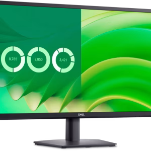 Dell E2725H 27" FHD Monitor, Black Color, Connectivity : 1 VGA, 1 DisplayPort 1.2