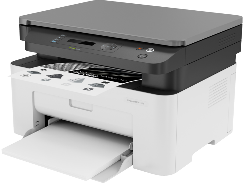 HP Laser Multifunction Laser Printer print, scan, copy | MFP 135w (4ZB83A) - Image 2