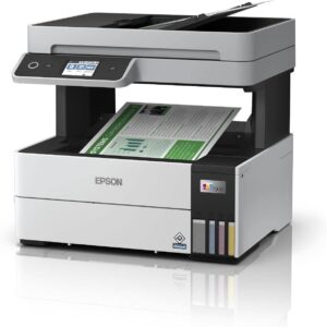 Epson EcoTank L6490 - A4 Wi-Fi Duplex All-in-One Ink Tank Printer with ADF. Print, scan, copy and fax, auto-duplex printing, Wi-Fi & Wi-Fi Direct, Apple Airprint™ and Mopria™ Service, white color