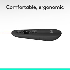 Alternative view of Logitech R500 Presenter | Laser Remote Clicker with Dual Connectivity Bluetooth or USB for Powerpoint, Keynote, Google Slides, Wireless Presenter