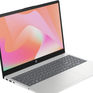 Alternative view of HP 15-fd0371nia laptop, 13th gen intel core i7-1355U, 8GB ram, 512GB SSD, Nvidia MX570 2GB, 15.6″ FHD, Free Dos, Natural silver, Eng-Backlit keyboard (9Q920EA)