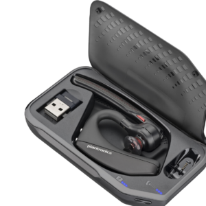 Alternative view of Poly- Voyager 5200 (Plantronics)  - Bluetooth Over-the-Ear (Monaural) Headset - Compatible to connect to Cell Phones - Noise Canceling