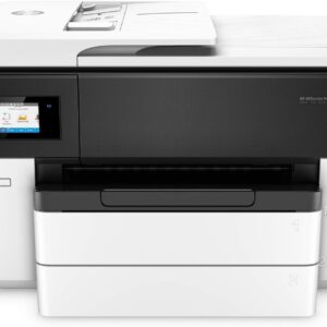 HP OfficeJet Pro 7740 Wide Format All-in-One Color Printer with Wireless Printing, Works with Alexa (G5J38A), WhiteBlack