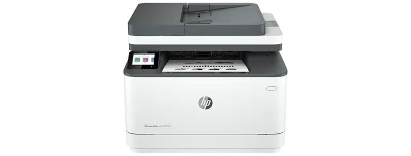 HP LaserJet Pro MFP 3103fdn Printer, Print, Copy, Scan and Fax - Duplex Printing, ADF, Ethernet, USB Interface with LCD Touchscreen - 3G631A