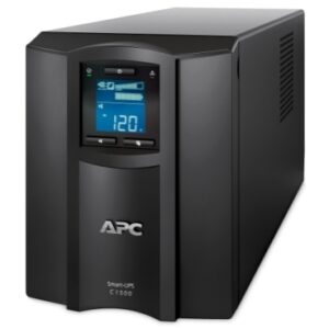 APC Smart-UPS C, Line Interactive, 1500VA, Tower, 230V, 8x IEC C13 outlets, SmartConnect port, USB and Serial communication, AVR, Graphic LCD
