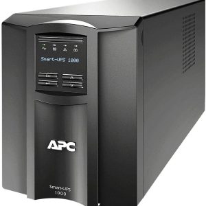 APC Smart-UPS SMT - SMT1000I - Uninterruptible Power Supply 1000VA (Line Interactive, AVR, LCD Panel, 8 Outlets IEC-C13, Shutdown Software