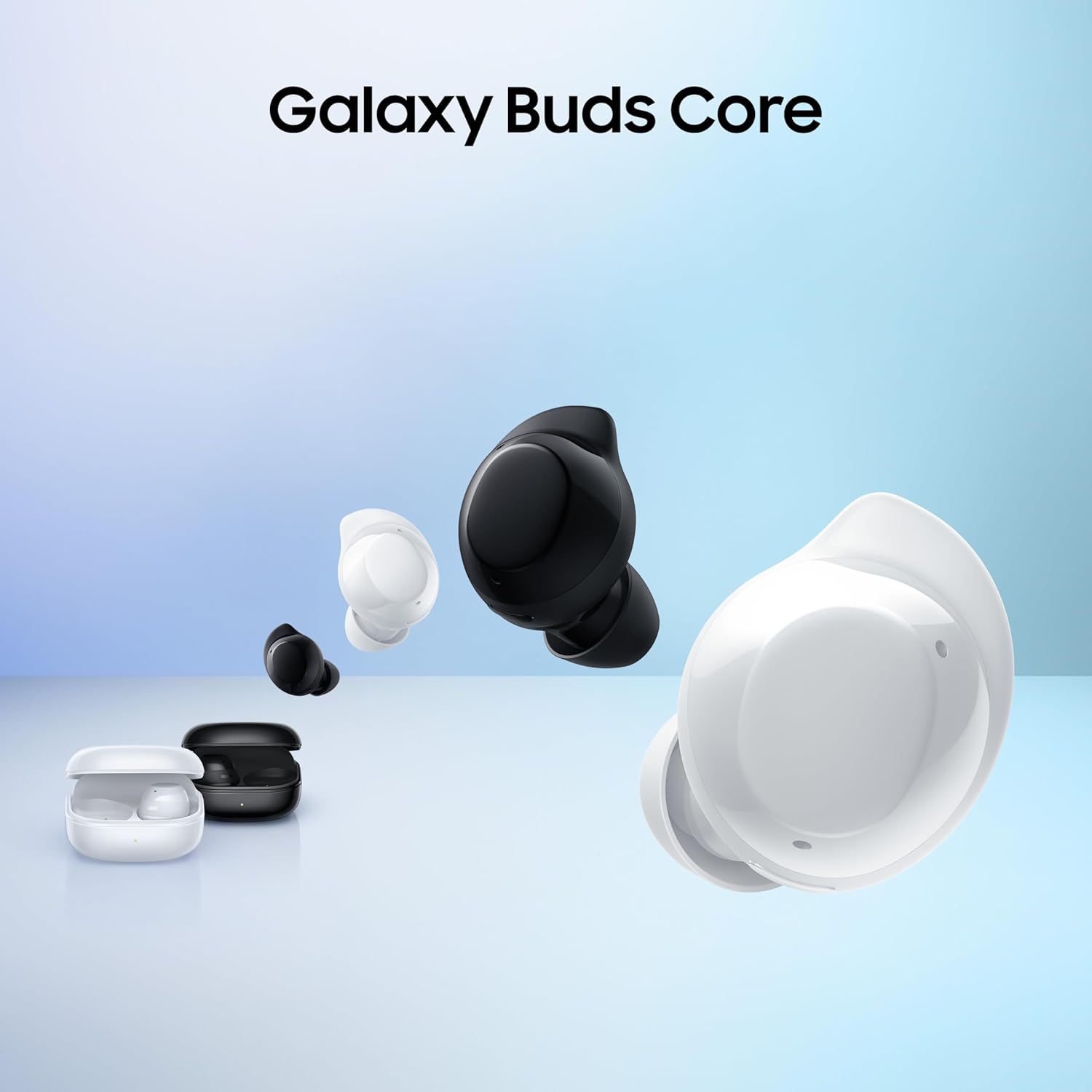 Samsung Galaxy Buds Core (Black) Galaxy AI Enabled in-Ear TWS with ANC | Enriched Bass | 6 Mic Setup | IP54 | 35hrs Battery | Touch Controls - Image 5