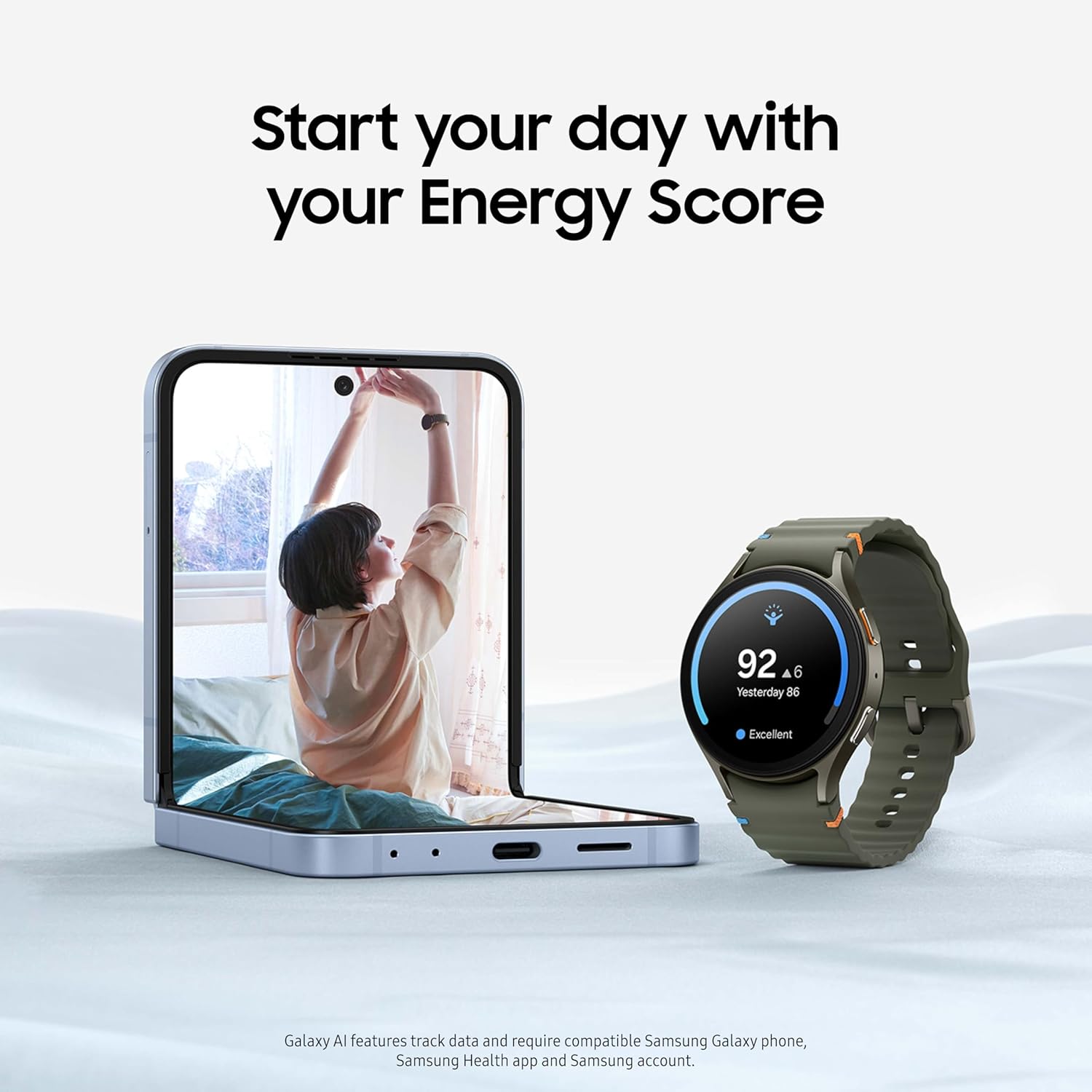 SAMSUNG Galaxy Watch 7 40mm Bluetooth AI Smartwatch wEnergy Score, Wellness Tips, Heart Rate Tracking, Sleep Monitor, Fitness Tracker - Image 4