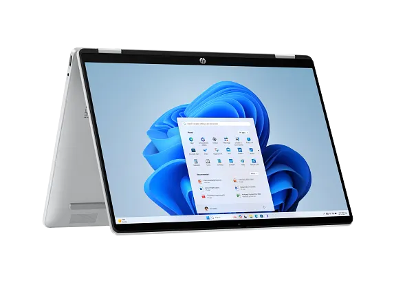 HP OmniBook 5 Flip 2-in-1 Laptop 14-fp0057nr 14", Touch screen, Windows 11,  Intel® Core™ 5, 8GB RAM, 256GB SSD, 2K, Glacier silver