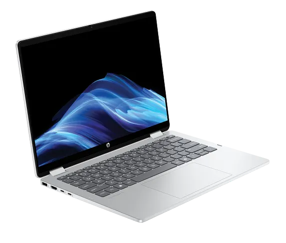 HP OmniBook 5 Flip 2-in-1 Laptop 14-fp0057nr 14", Touch screen, Windows 11,  Intel® Core™ 5, 8GB RAM, 256GB SSD, 2K, Glacier silver - Image 4