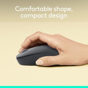 Logitech M196 Compact Bluetooth Wireless Mouse Graphite Bluetooth connectivity, 3 non-customizable buttons, 12-month battery life, PC Mac compatible - Image 6