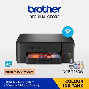 Brother DCP-T430W | Colour Ink Tank Wi-Fi Multifunction Printer - Image 4