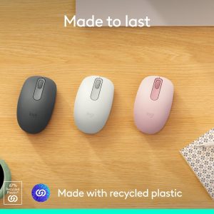 Logitech M196 Compact Bluetooth Wireless Mouse Graphite Bluetooth connectivity, 3 non-customizable buttons, 12-month battery life, PC Mac compatible - Image 2