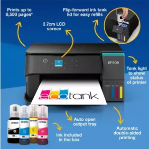Alternative view of EcoTank L4360 A4 Multifunction Wi-Fi Ink Tank Printer, With Up To 3 Years Of Ink Included