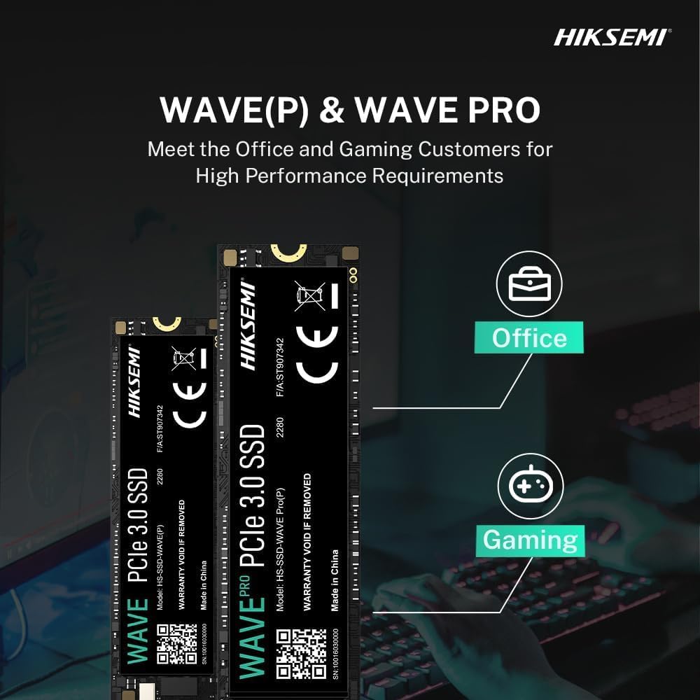 HIKSEMI Wave Internal SSD NVMe | M.2 2280 | PCIe Gen3x4 | Sequential read up to 3000MB/s - Image 3