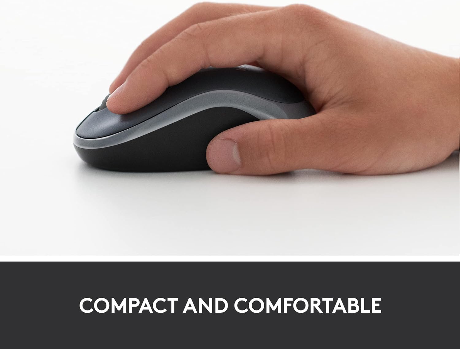 Logitech M185 Wireless Mouse, 2.4GHz with USB Mini Receiver, 12-Month Battery Life, 1000 DPI Optical Tracking, Ambidextrous, Compatible with PC - Image 3