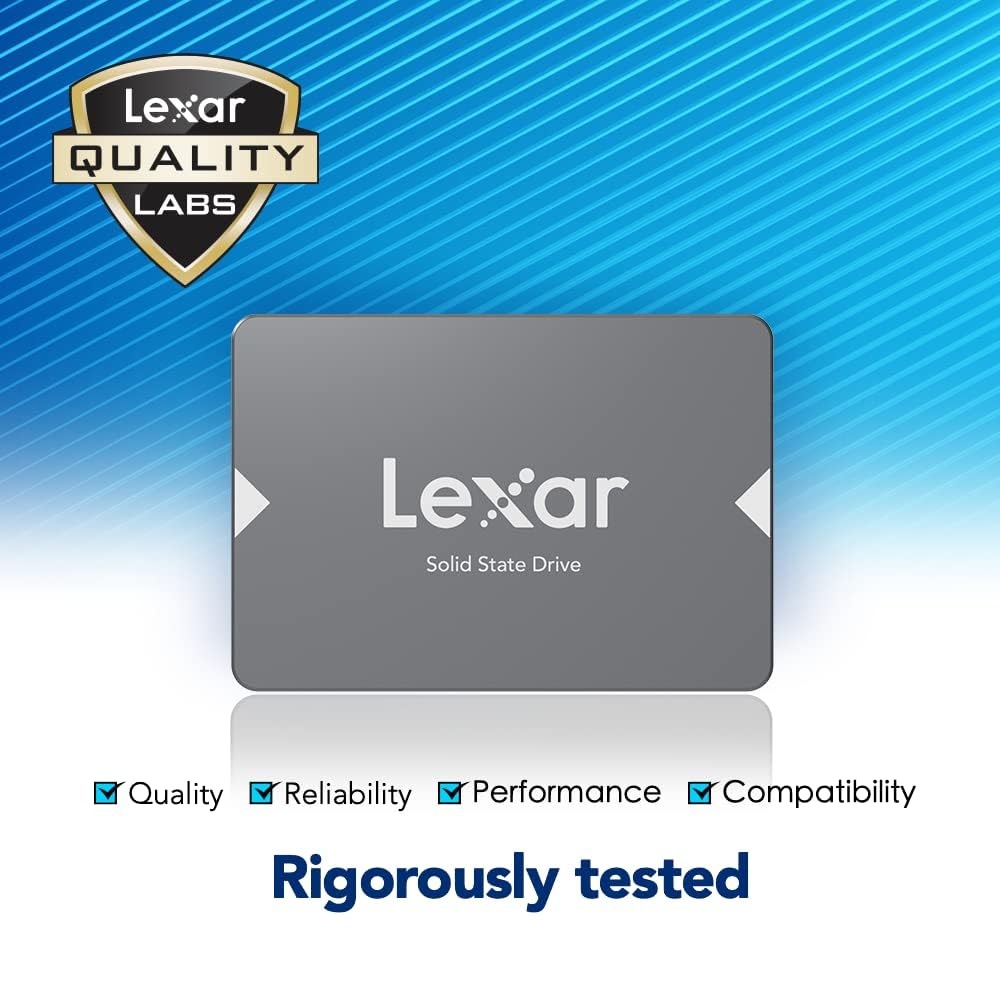 Lexar LNS100 Internal SSD | SATA III 2.5" | Sequential read up to 550MB/s | Sequential write up to 500MB/s | - Image 5
