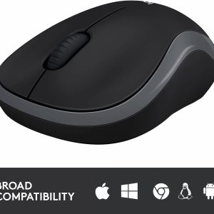 Logitech M185 Wireless Mouse, 2.4GHz with USB Mini Receiver, 12-Month Battery Life, 1000 DPI Optical Tracking, Ambidextrous, Compatible with PC - Image 4