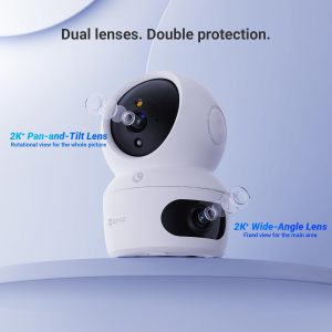 EZVIZ H7c Dual 2K⁺ & 2K⁺ Dual-Lens Pan & Tilt Wi-Fi Camera - Image 7