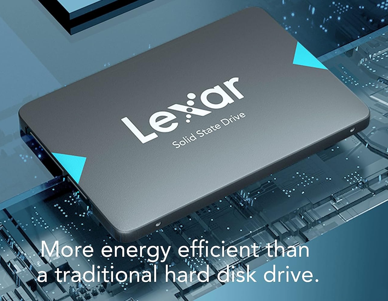 Lexar NQ100 2.5” SATA III Internal SSD (6Gb/s) | Sequential read up to 550MB/s | Sequential write up to 500MB/s | - Image 5