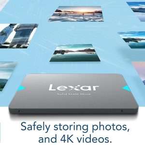 Lexar NQ100 2.5” SATA III Internal SSD (6Gb/s) | Sequential read up to 550MB/s | Sequential write up to 500MB/s | - Image 3