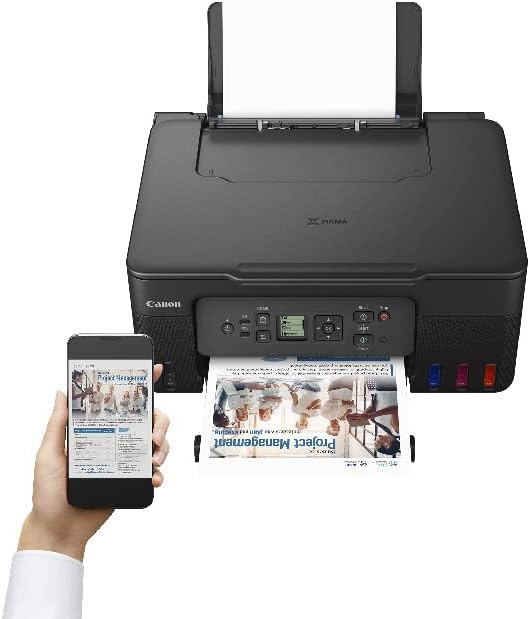 Canon PIXMA G3470 Printer | Wireless Colour 3-in-1 Refillable MegaTank Printer- Black - Image 8