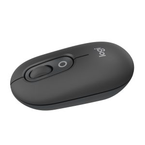 Logitech POP Wireless Mouse with Emoji Button.