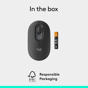 Logitech POP Wireless Mouse with Emoji Button Function - Image 3