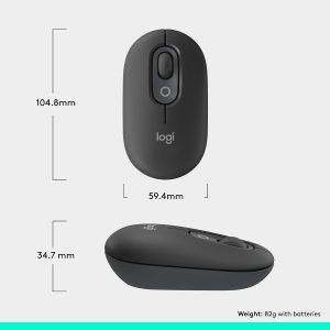 Logitech POP Wireless Mouse with Emoji Button Function - Image 4