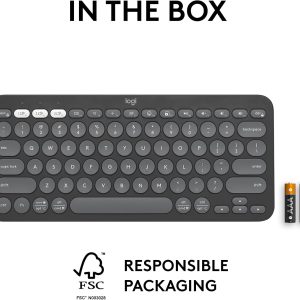 Logitech Pebble Keys 2 K380s Bluetooth Keyboard - Image 6