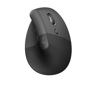 Logitech Lift Vertical Ergonomic Wireless and Bluetooth Mouse