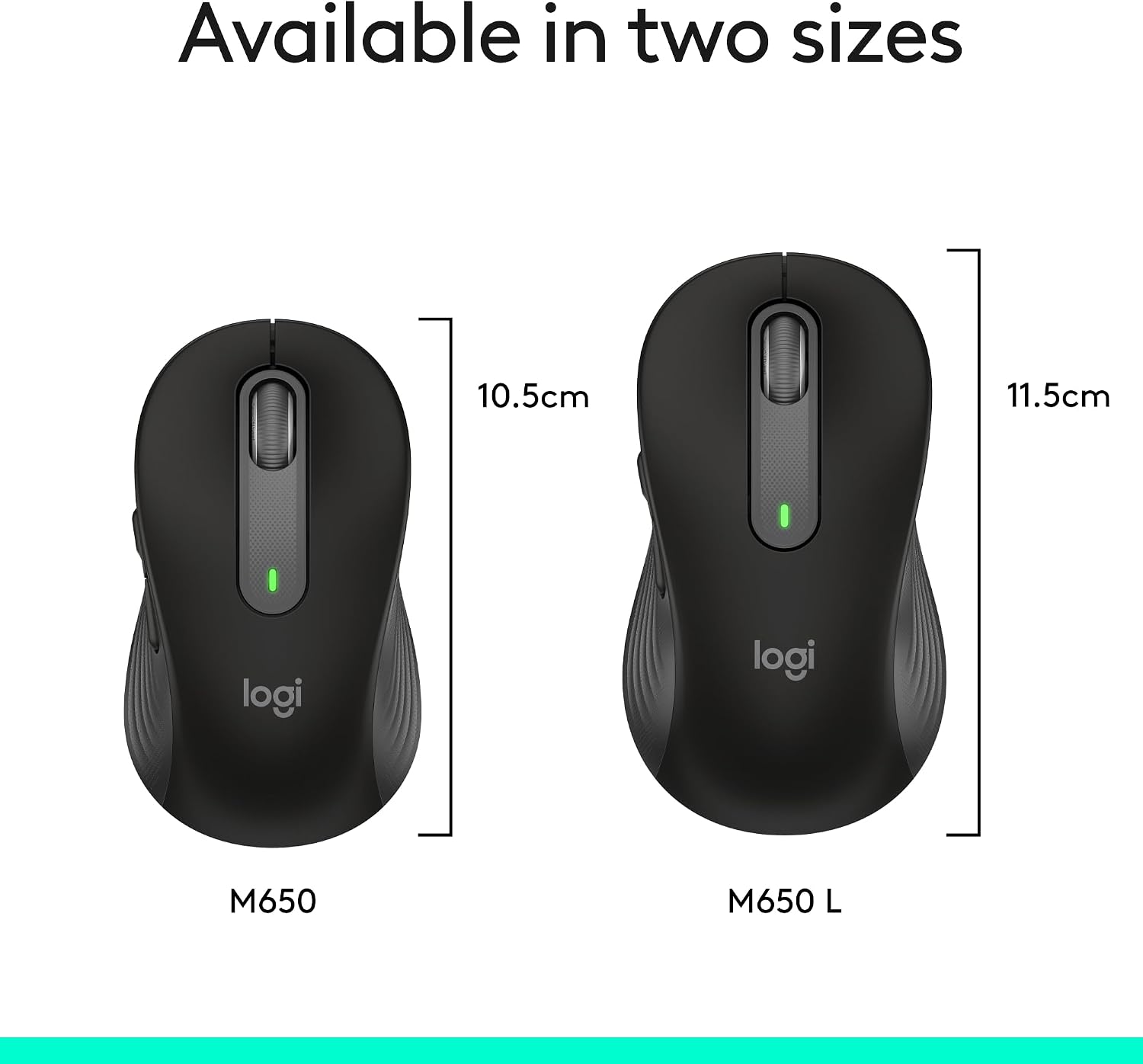 Logitech Signature M650 Wireless Mouse Small to Medium Sized Hand - Image 2