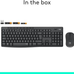 Logitech MK295 Silent Wireless Mouse & Keyboard Combo - Image 3