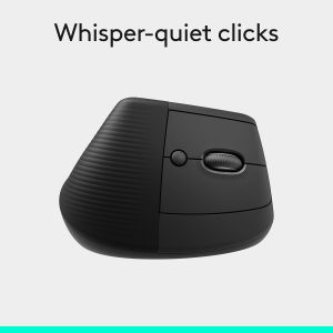Logitech Lift Vertical Ergonomic Wireless and Bluetooth Mouse - Image 5
