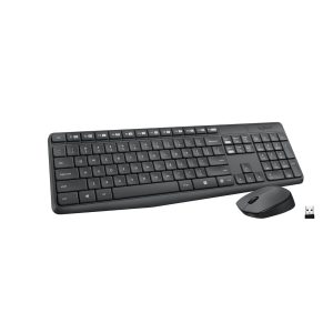 Logitech MK235 Full Size Wireless Keyboard and Mouse Combo
