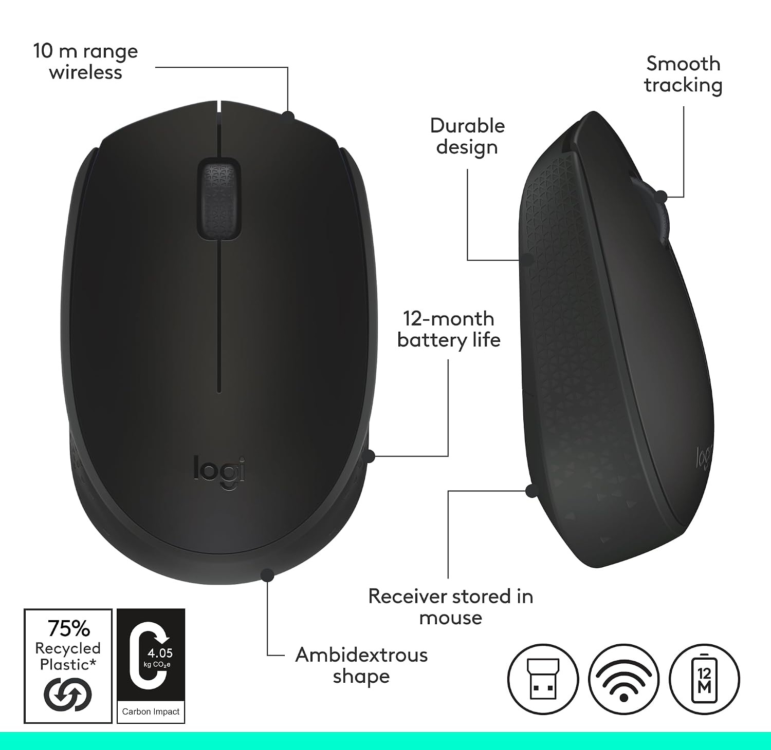 Logitech M171 Wireless Mouse - Image 3