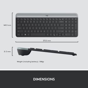 Logitech MK470 Slim Wireless Keyboard and Mouse Combo - Image 6