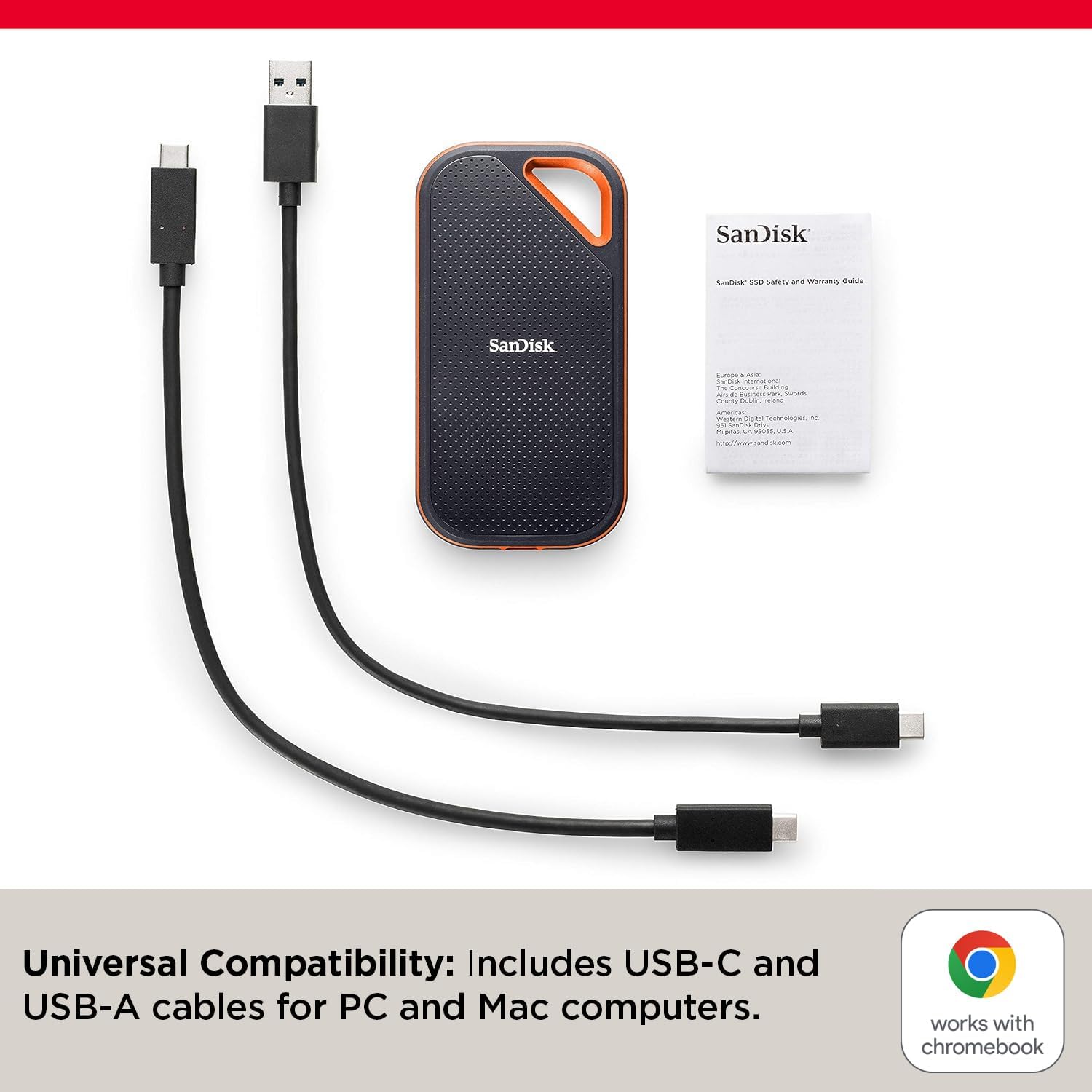 SanDisk Extreme Pro Portable SSD E81 V2 | USB 3.2 Gen2 | Sequential read up to 2000MB/s | - Image 6