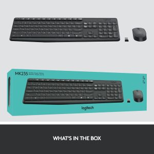 Logitech MK235 Full Size Wireless Keyboard and Mouse - Image 7