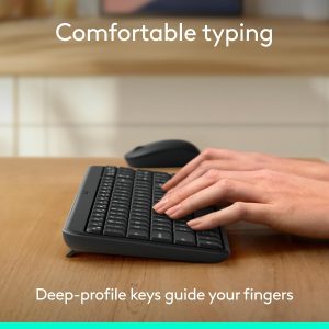 Alternative view of Logitech K250 Compact Wireless Bluetooth Keyboard | Multi Device with Number Pad