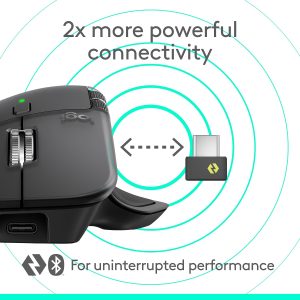 Logitech MX Master 4 Mouse | Ergonomic Wireless Rechargeable - Image 8