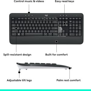 Logitech MK540 Advanced Wireless Keyboard and Mouse Combo - Image 6