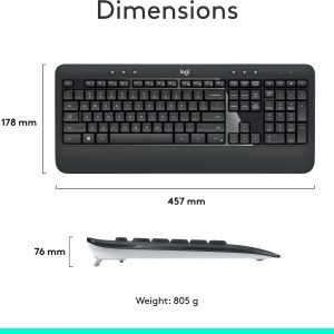 Logitech MK540 Advanced Wireless Keyboard and Mouse Combo - Image 5