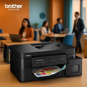 Alternative view of Brother Printer DCP-T830DW | Colour Ink Tank Wi-Fi Duplex Multifunction Printer