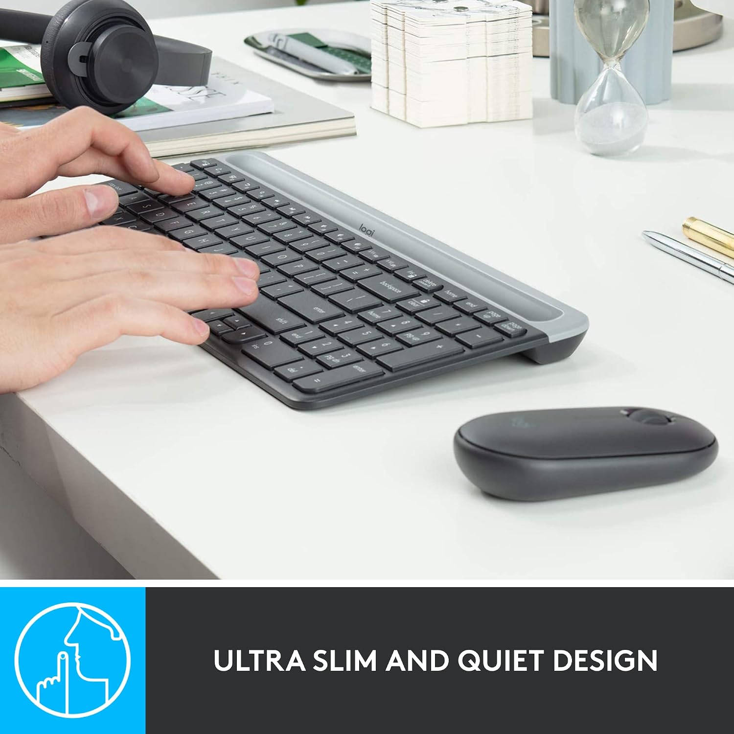 Logitech MK470 Slim Wireless Keyboard and Mouse Combo - Image 9