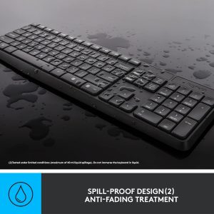 Logitech MK235 Full Size Wireless Keyboard and Mouse - Image 5